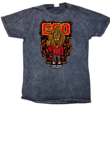 Black EGO Acid Wash Shirt